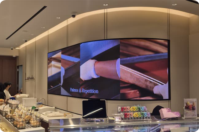 Curved LED Display