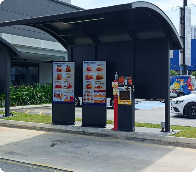 Outdoor Menu Board Display